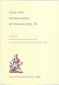Care and conservation of manuscripts 10