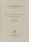 Specimina Notationum Antiquiorum