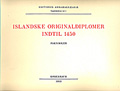 Islandske originaldiplomer indtil 1450