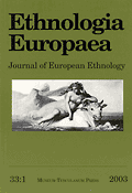 Ethnologia Europaea 33:1