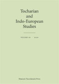 Tocharian and Indo-European Studies 20
